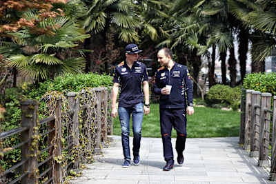 Het circuit van Shanghai heeft een bijzondere paddock