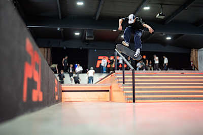 Angelo Caro SHS team member at Professional Skateboarding League 