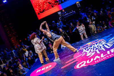 iLLMANI battles Lord Finesse during Red Bull Dance Your Style 2024