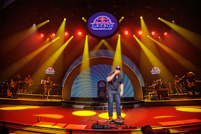 Jackson Cannon performing at Red Bull Jukebox in Nashville