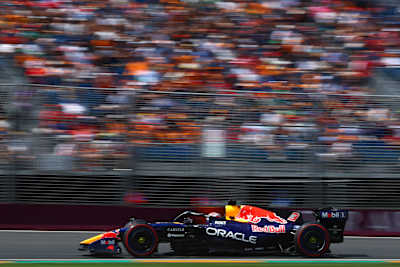 Макс Ферстаппен за кермом боліда Oracle Red Bull Racing RB22 під час останньої тренувальної сесії напередодні Гран-прі Австралії Формули-1 на автодромі Альберт-Парк, 7 березня 2026 року.