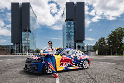 Natalia Iocsak poses for a portrait during a photo shoot in Bucharest, Romania on May 22, 2025.