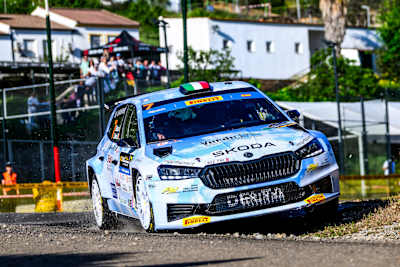 Giandomenico Basso completed the podium and won the Master ERC category