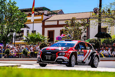 William Creighton was 0.1sec from his first ERC stage victory