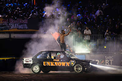 King Tyler performs at Red Bull Shayimoto at Suncoast Casino in Durban, South Africa, on April 18, 2026.