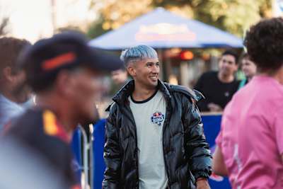 Cayu en la Maratón de Santiago
