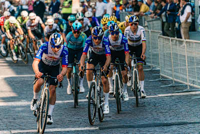 The Red Bull -- BORA -- hansgrohe Rookies controlled big parts of the race.