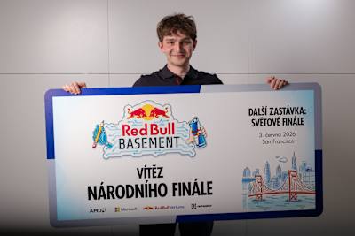Vojta Pavel, který vyhrál národní finále Red Bull Basement