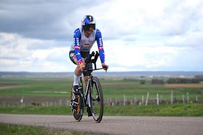 Nico Denz during the 2026 Paris-Nice ITT