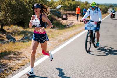 Nataša Šustić, pobjednica glavne utrke Wings for Life World Run u Zadru, Hrvatska, svibnja 2026.