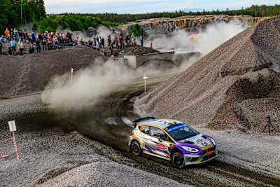 Gustafsson went second quickest in his family-run Ford Fiesta