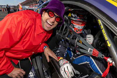 Will Brown with Fisher during stop 2 of the Supercars Championship