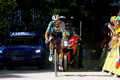 Lennard Kämna in the break on Stage 7 of the 2022 Tour de France