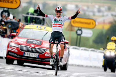 Patrick Konrad wins Stage 16 of the 2021 Tour de France