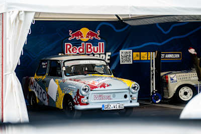 Trabi-Preview als Race Simulator bei der MotoGP