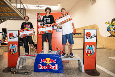 Podium kategorii Open