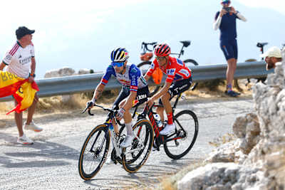 Primož Roglič auf der 17. Etappe der Vuelta