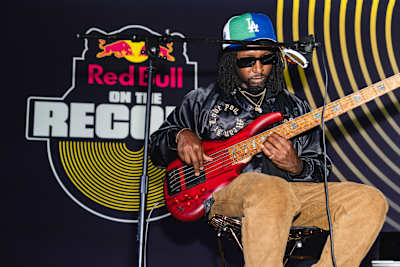 Patrick Paige II brings his signature bass style to the stage