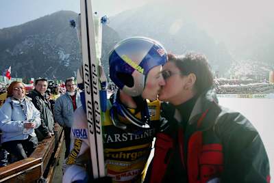 Adam Małysz i żona Izabela Małysz, Planica 2003