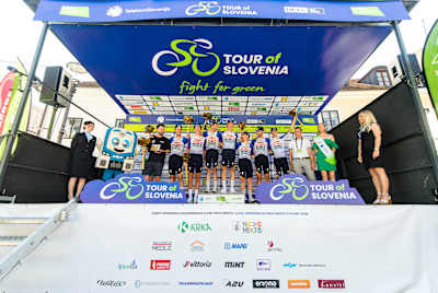 Podium reward for great teamwork