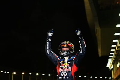 Sebastian Vettel at the 2012 Singapore Grand Prix 