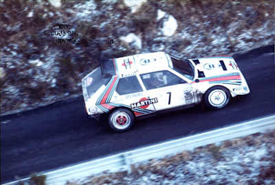 Henri Toivinen, Lancia S4, Rallye Monte-Carlo 1986