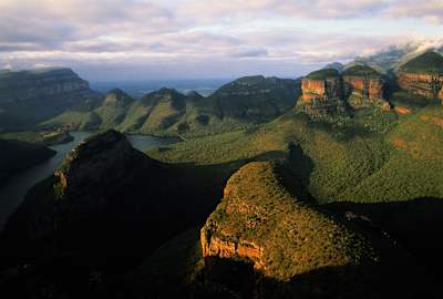 Vista do Blyde River Canyon, África do Sul Vista do Blyde River Canyon, África do Sul