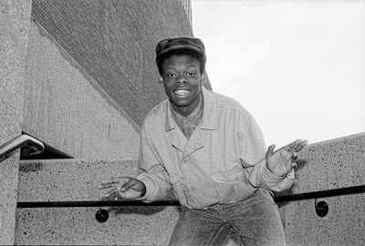 Tippa Irie photographed in Brixton, 1985