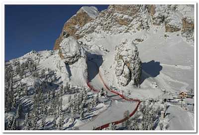 Hier heißt es allen Mut zusammen nehmen.