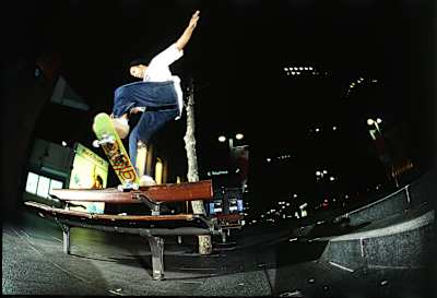 Kiwi legend Chey Ataria asserts himself on a noseblunt in 2004.
