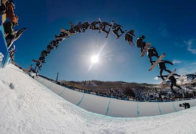 Shaun White at the Burton US Open Superpipe finals
