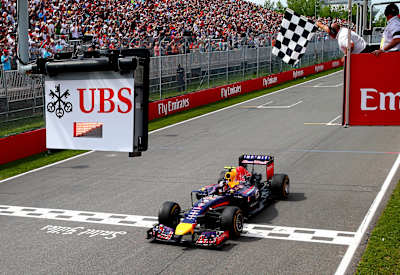 Taking The Chequered Flag