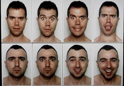 Photobooth photos of The Presets, Kim Moyes and Julian Hamilton