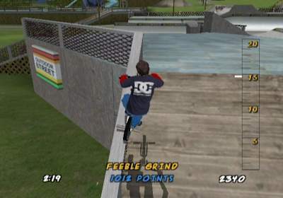 A screenshot of Dave Mirra Freestyle Challenge