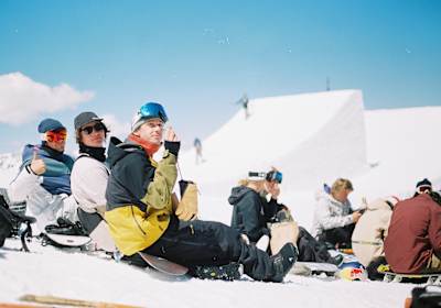 Craig McMorris (left), Marcus Skin (middle), Mark McMorris (right)