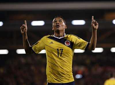 Bacca estreou com a camisa da seleção colombiana em 2010