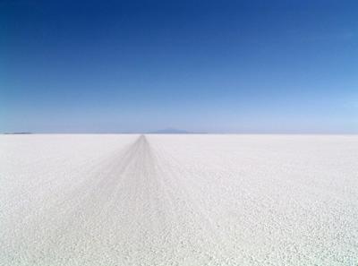 Salztonebene in Bolivien