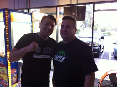 Mike Watson (right) and longtime friend Alex Valle