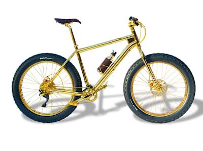 Fat Bike de ouro 24K