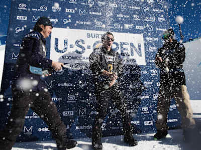 Scotty James, Shaun White and Chase Josey at Burton US Open