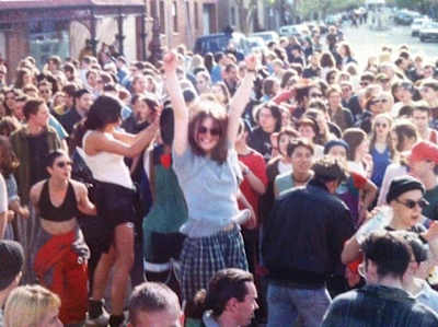 Brunswick St rave, 1995