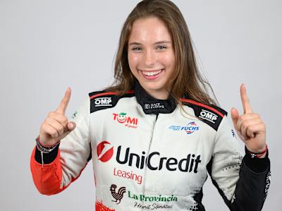 Teslovan is a university student when she's not competing
