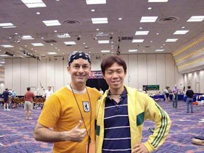 2010年Dada第二次參加IJA與美國雜耍老師Matt Hall