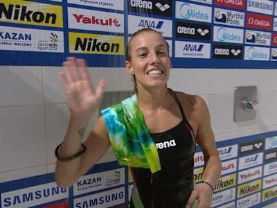 Tania Cagnotto: la soddisfazione dopo un tuffo
