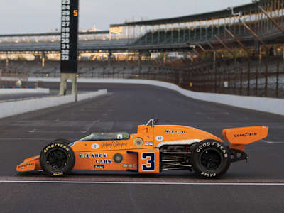 Johnny Rutherford com a McLaren em 1974