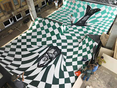 Оформление скейт-парка. Арт-группа ZUKCLUB