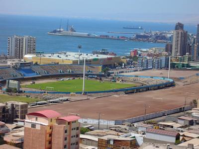 Estadio Regional de Antofagasta antes de la remodelación, año 2012.