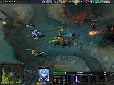 Экран Dota 2 интуитивно очень понятен