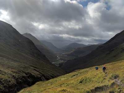The Two Lairigs trail isn't too hard and has fantastic views throughout