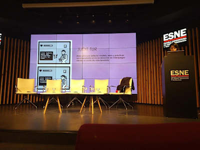 En la presentación de ¡Protesto! en ESNE Madrid